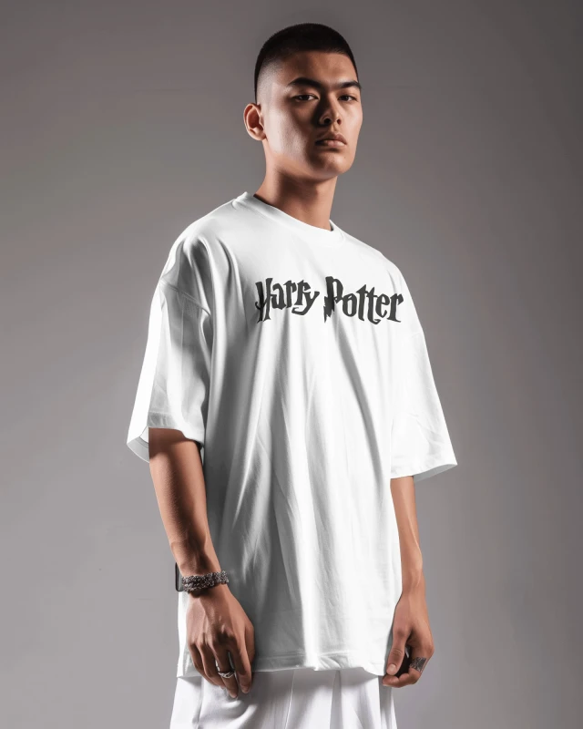Harry Potter Oversized Graphic T-Shirt | Wizarding World Fan Apparel
