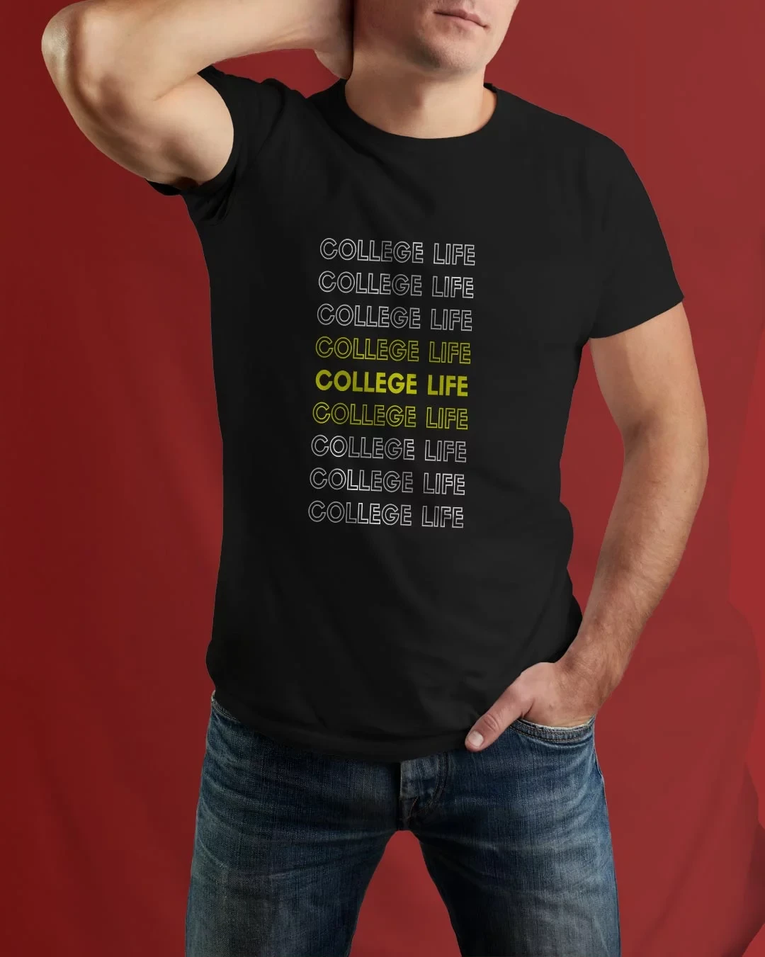 College Life Printed T-Shirts