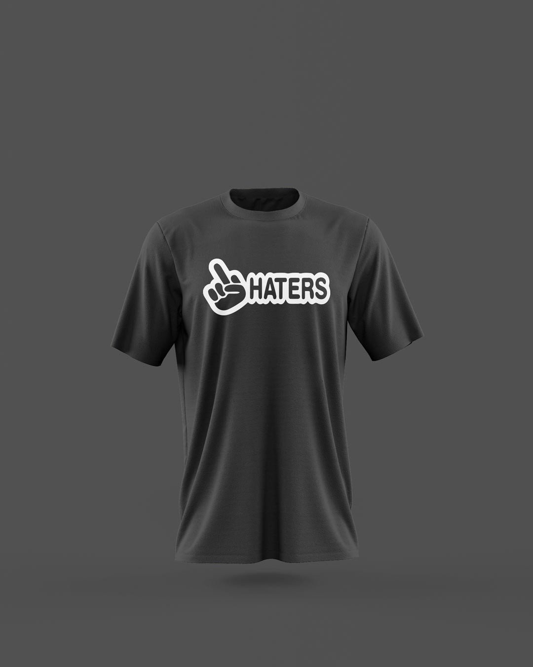 Haters Printed Cotton T-Shirt