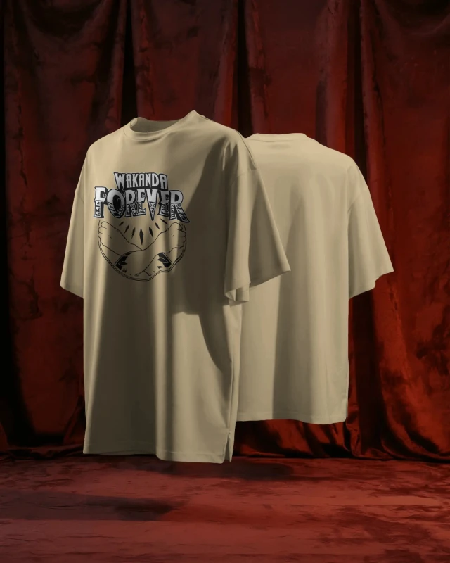 Wakanda Forever Graphic Tee: Premium Cotton T-Shirt for Men & Women | Black Panther Inspired