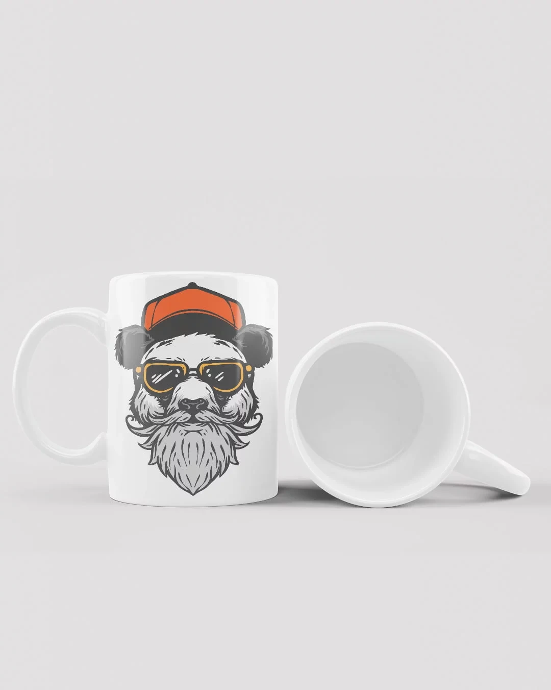 Beard Panda Printed Customized Mug