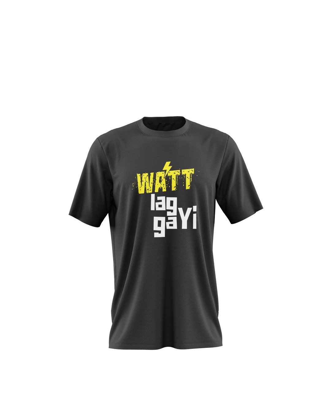 TeesWarrior Watt Lag Gayi Graphic Graphic Printed 100% Cotton T-Shirt - Regular Fit, Round Neck, Half Sleeves