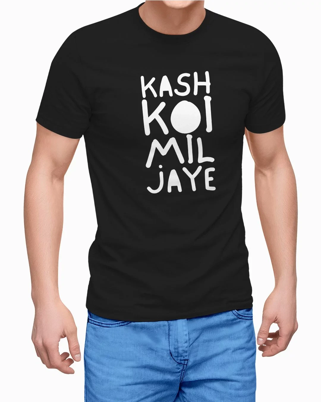 Kash Koi Mil Jaye Regular cotton T-Shirts