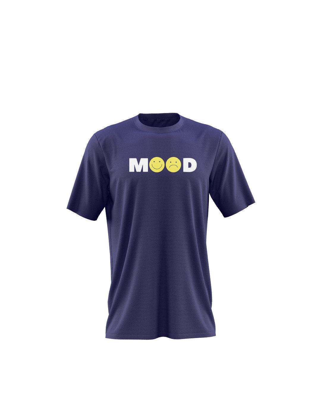 TeesWarrior Mood Printed Cotton Graphic Printed 100% Cotton T-Shirt - Regular Fit, Round Neck, Half Sleeves