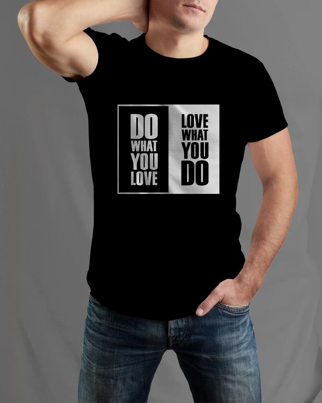 Do What You Love and Love What You Do Printed T-Shirts
