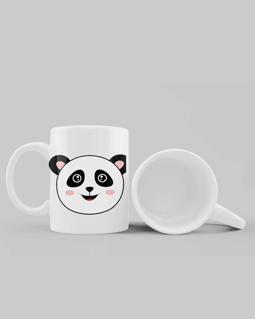 Panda Face Printed Customized Mug