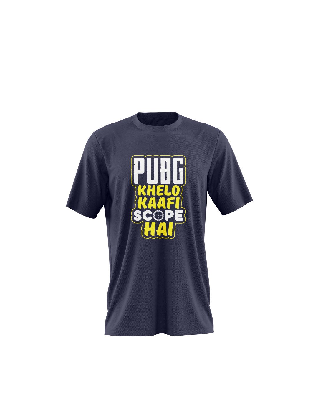 PUBG Khelo Kaafi Scope Hai Printed T-Shirt for men