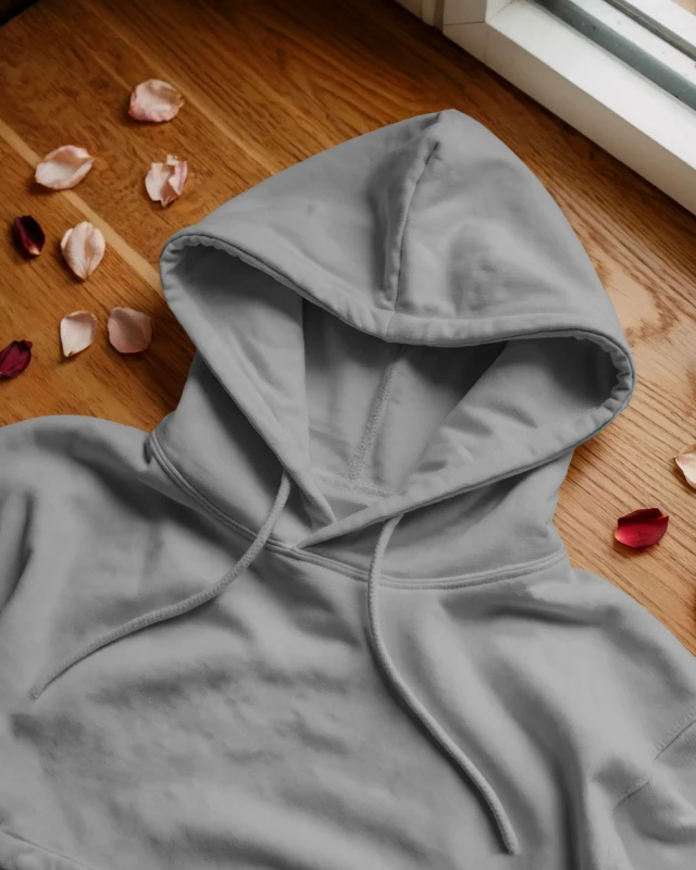 TeesWarrior Gray Hoodie: Cozy Cotton Sweatshirt for Men & Women - Comfortable & Stylish