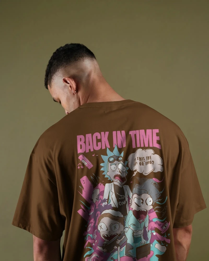 Back In Time Oversized T shirt