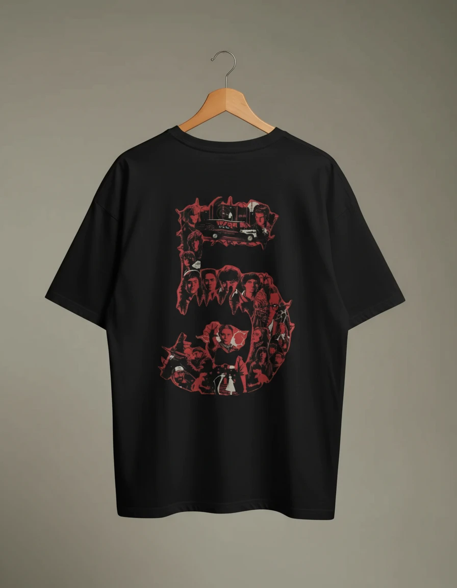 Stranger Things Movie Poster T-Shirt | Retro Sci-Fi Fan Apparel