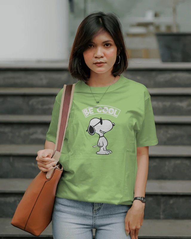 Snoopy Oversized Graphic T-Shirt for Women - Cute Cartoon Tee