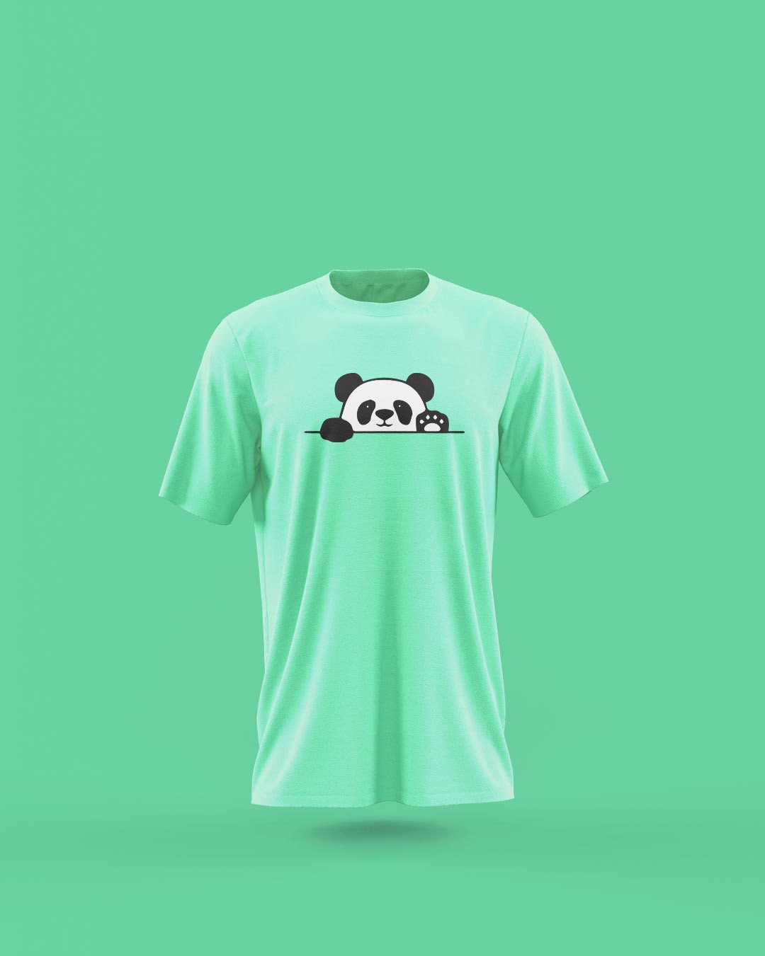Panda Printed Half Sleeve T-Shirt