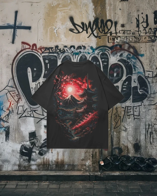 TeesWarrior A Day Oversized Graphic T-Shirt for Men & Women | Premium Cotton Relaxed Fit Streetwear Tee
