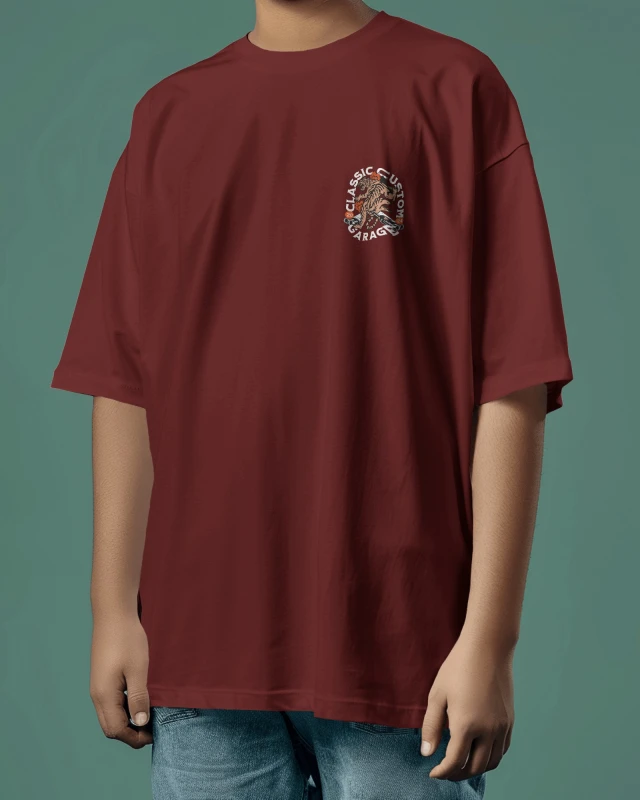 TeeWarrior Oversized Graphic T-Shirt | Relaxed Fit Everyday Style