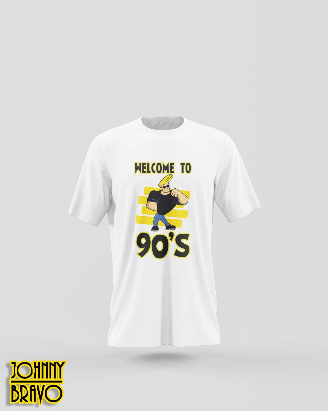 Johnny Bravo – Welcome to 90’s Printed T-Shirts