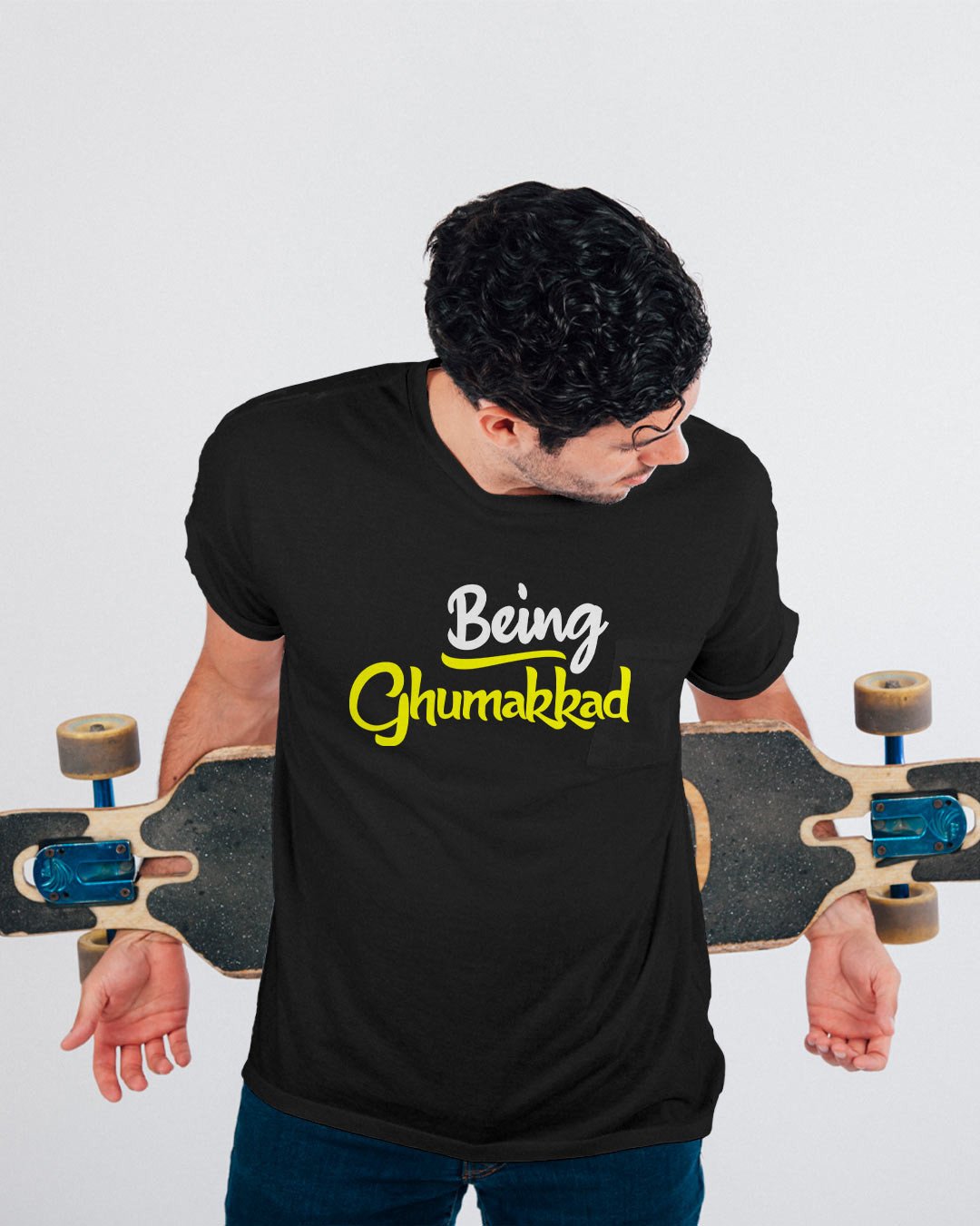 Being Ghumakkad Printed Cotton T-Shirt for men