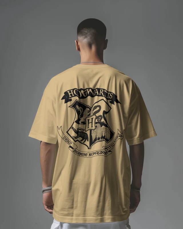 Harry Potter Oversized Graphic T-Shirt | Wizarding World Fan Apparel